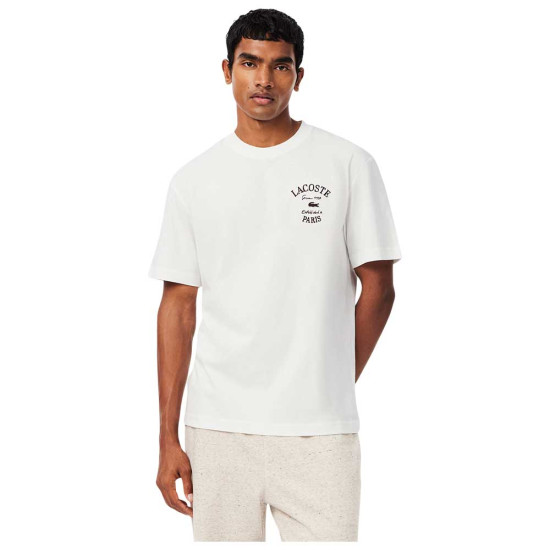 Lacoste Ανδρική κοντομάνικη μπλούζα Regular Fit Signature Cotton T-shirt